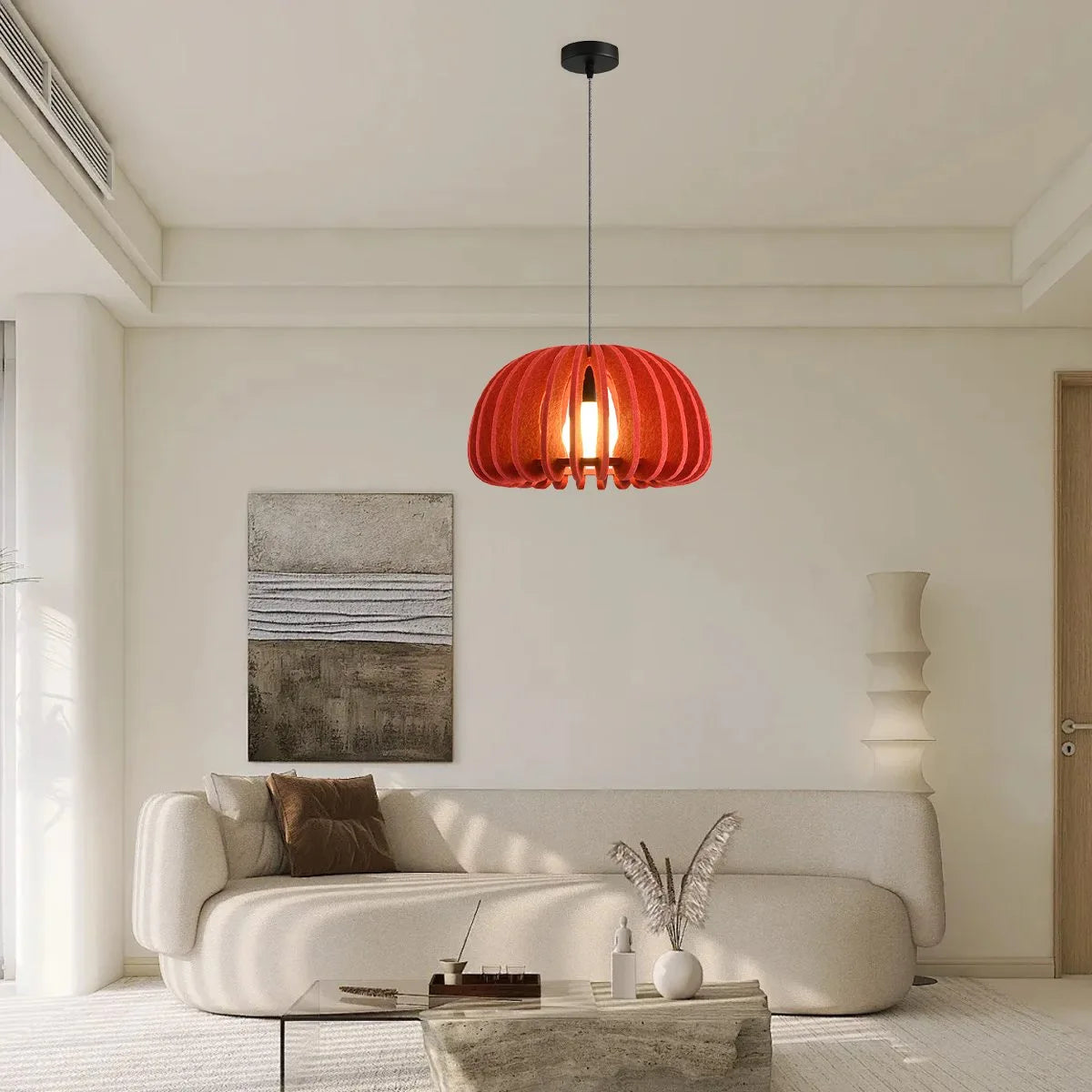 sound absorbing pendant light