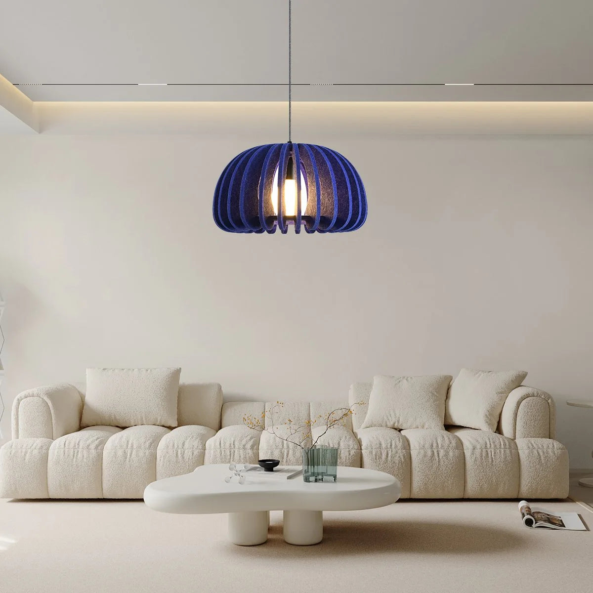 felt acoustic pendant light 