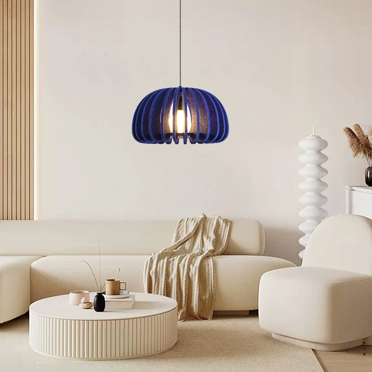 felt acoustic pendant light for living room