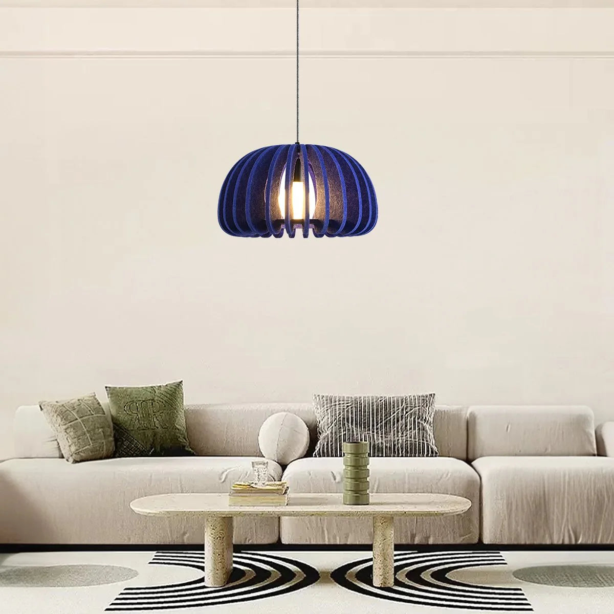 felt acoustic pendant light for living room
