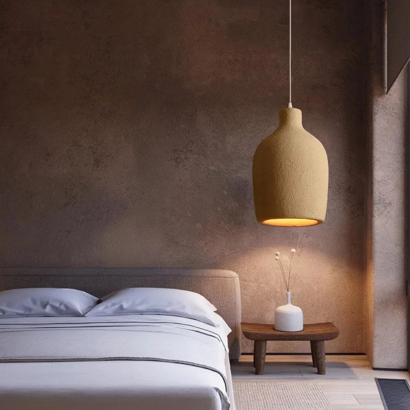 Antizer Simple Gypsum Pendant Lights for Dining Room