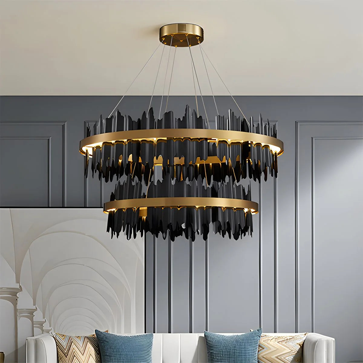 Antizer Modern Creative Round Chandelier