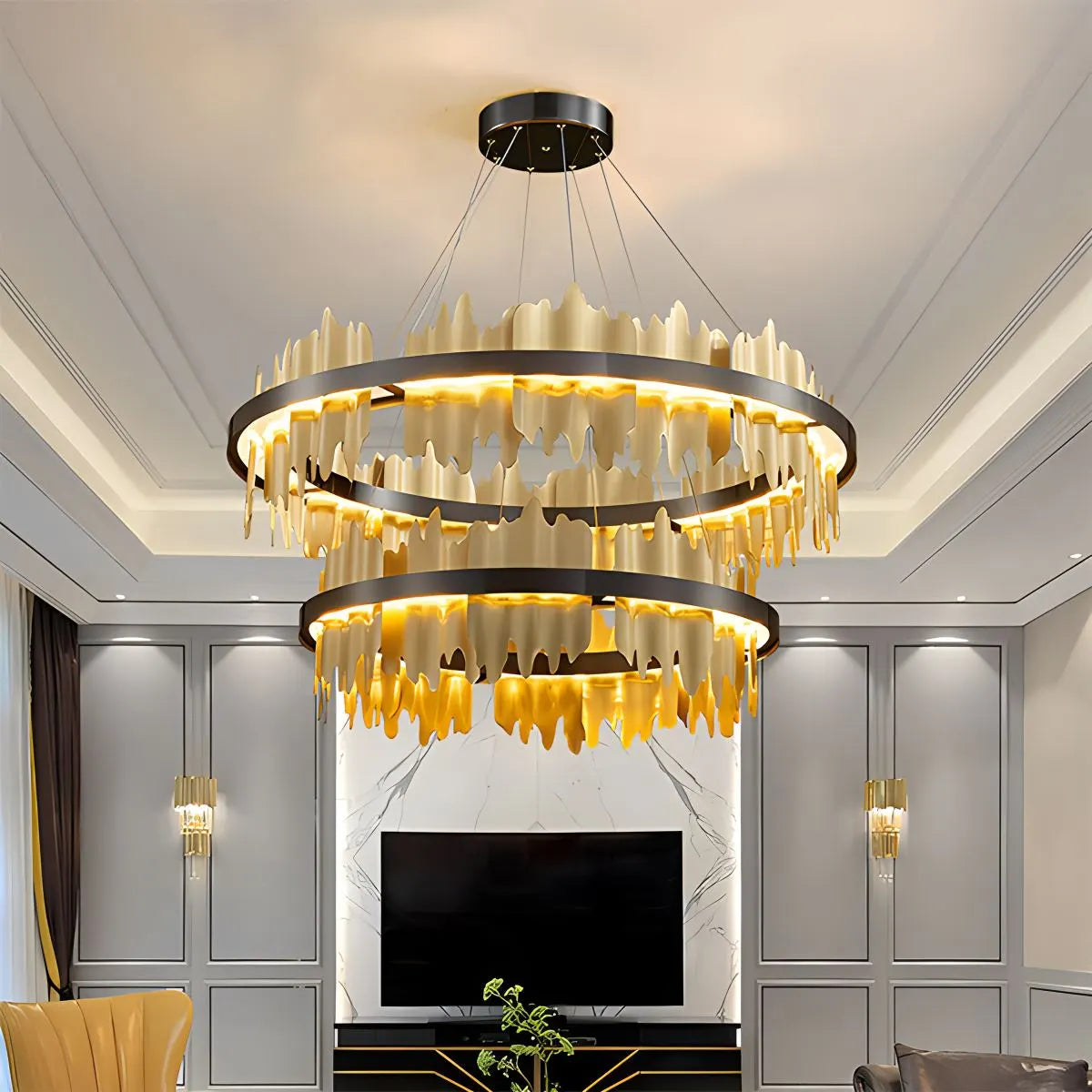 Antizer Modern Creative Round Chandelier