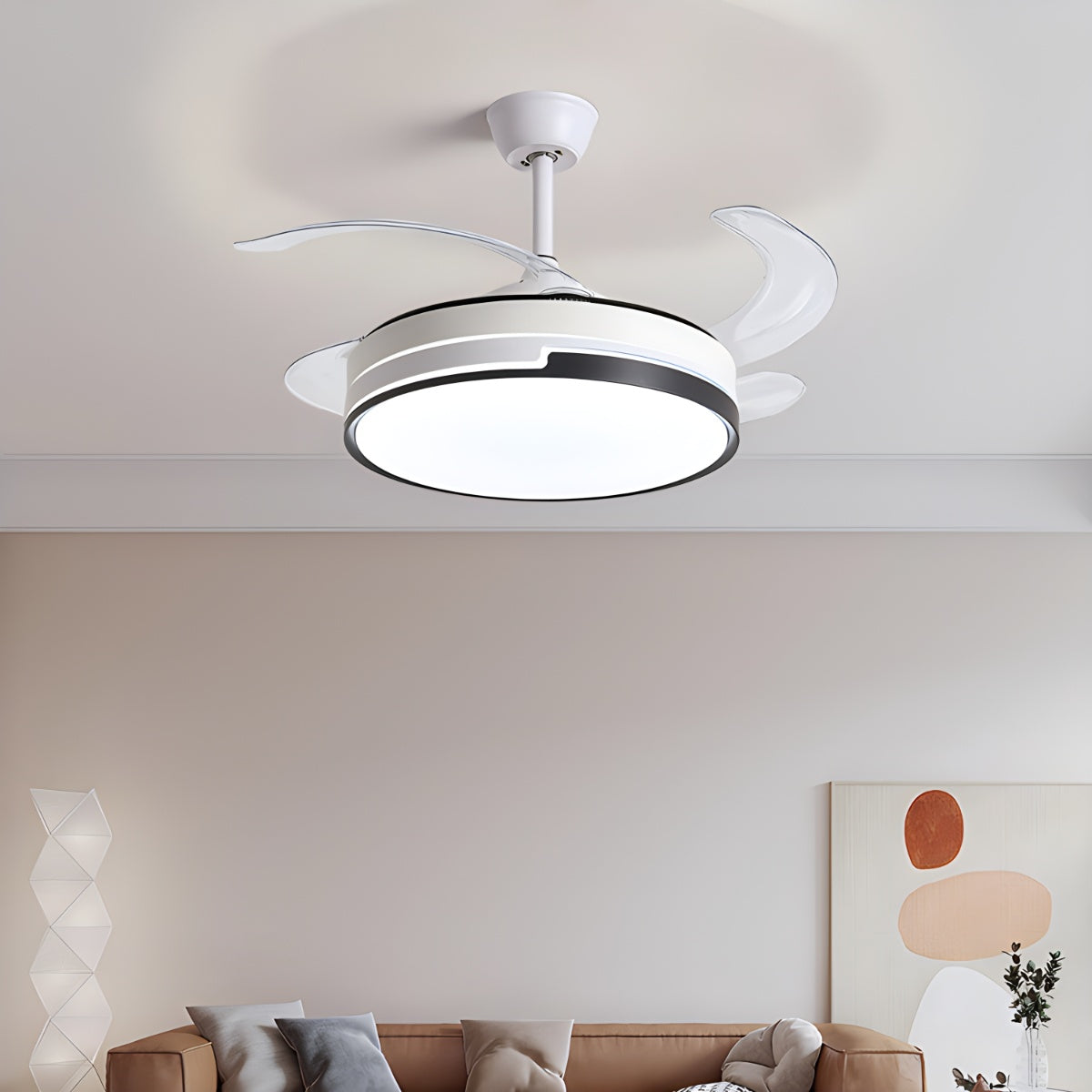 Antizer Remote Minimalist Hugger Ceiling Fan
