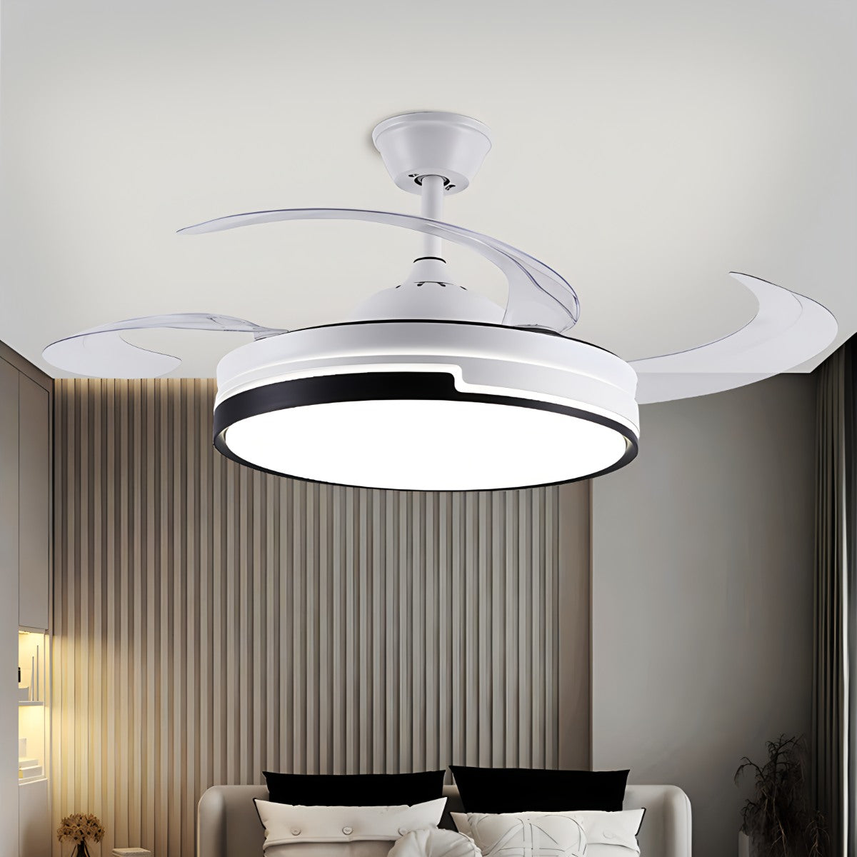 Antizer Remote Minimalist Hugger Ceiling Fan