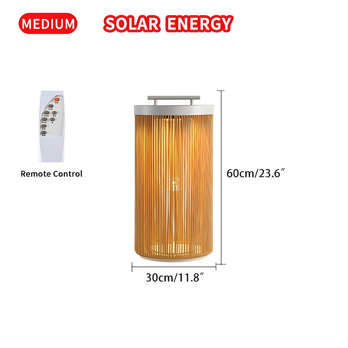 Antizer Solar Khaki Handheld Courtyard Light