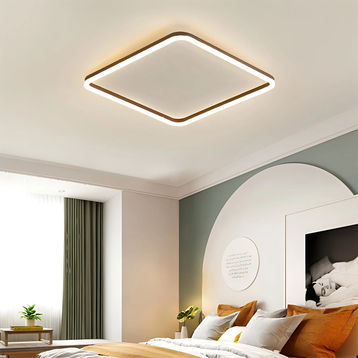 Antizer Modern Minimalism LED Square Ceiling Light
