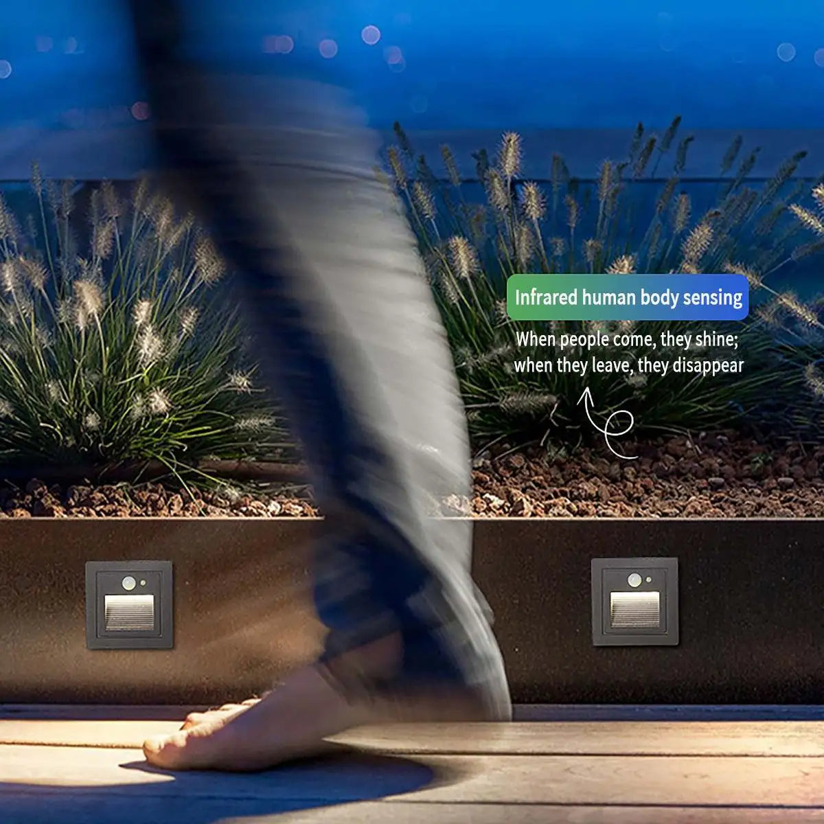 Antizer Outdoor Waterproof Induction Wall Light