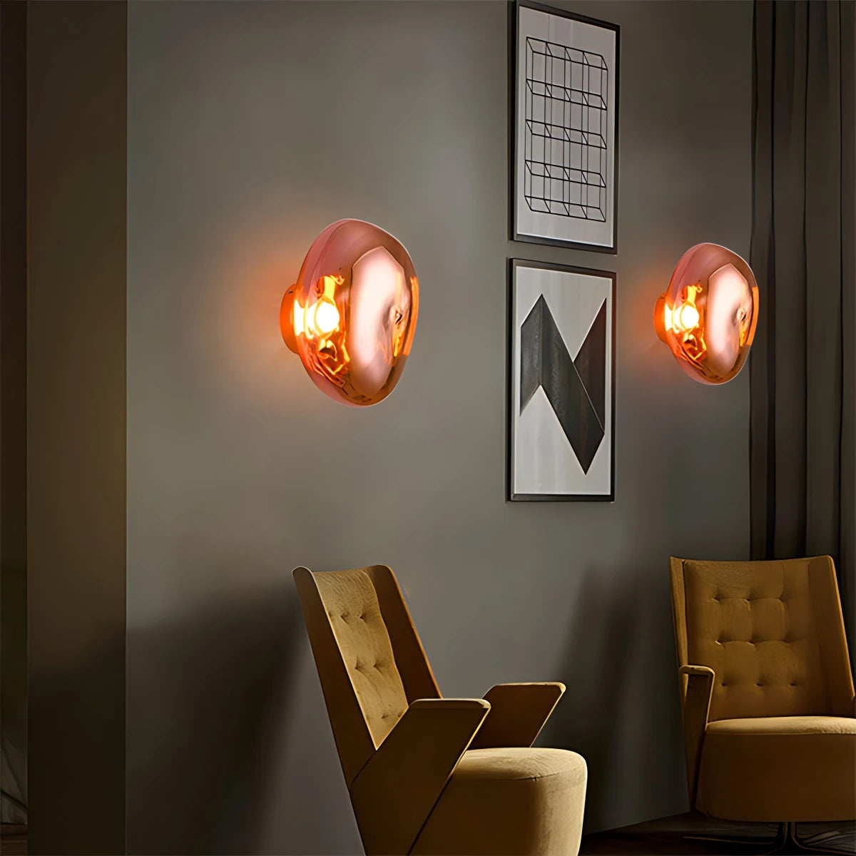 decorative lava wall lamp