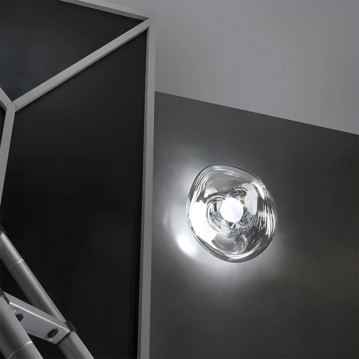 artistic lava wall sconce