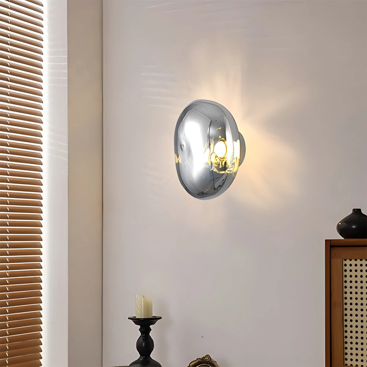 artistic lava wall sconce