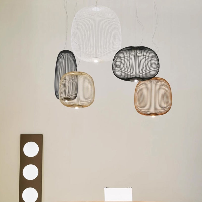 bird cage pendant light