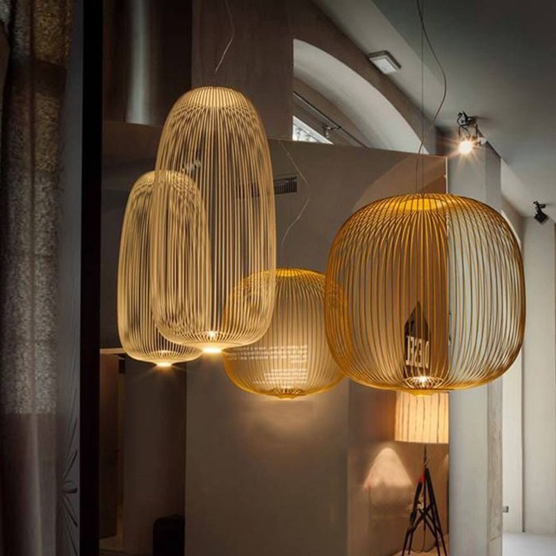 bird cage pendant light