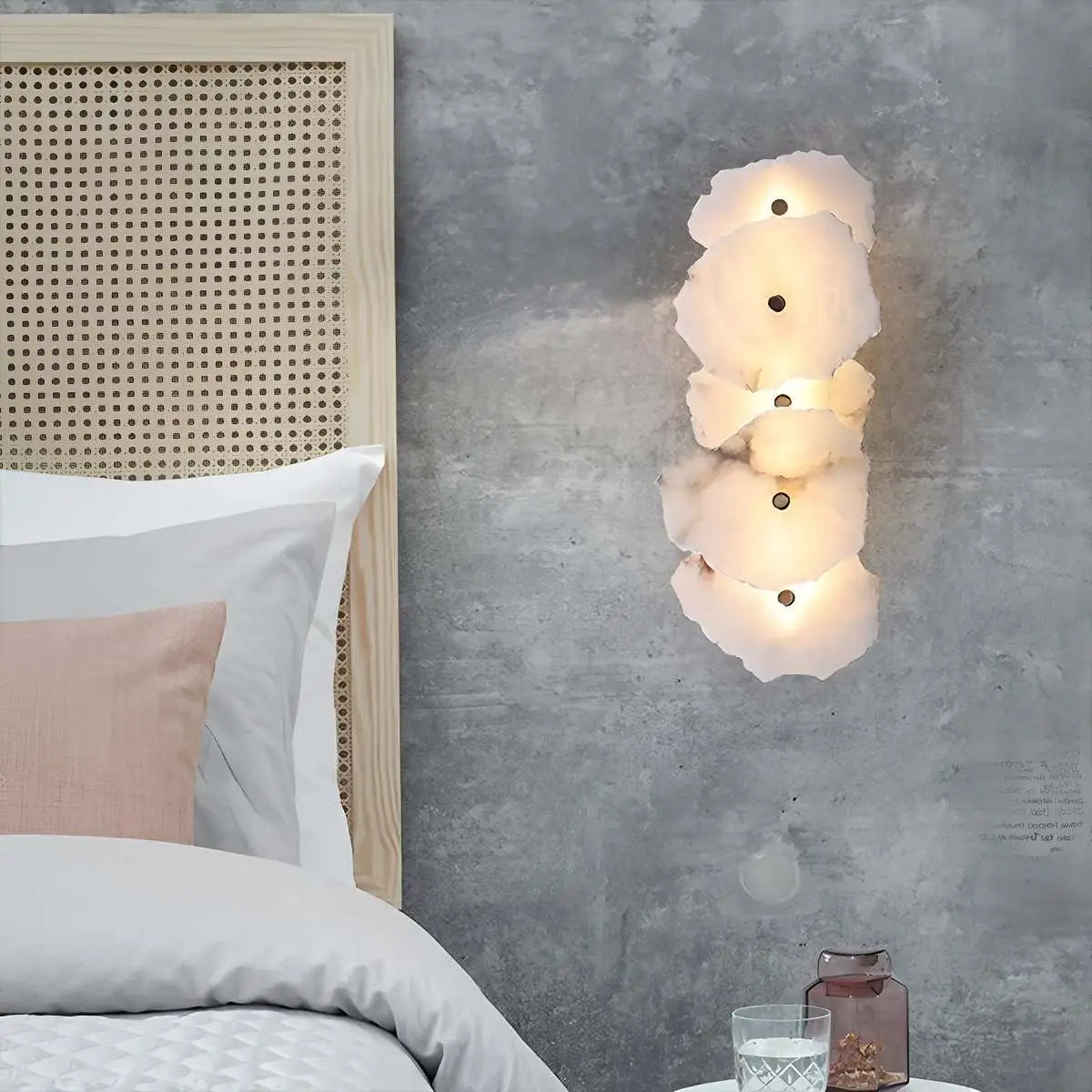Antizer Modern Luxury Artistic Spanish Alabaster Wall Lamp