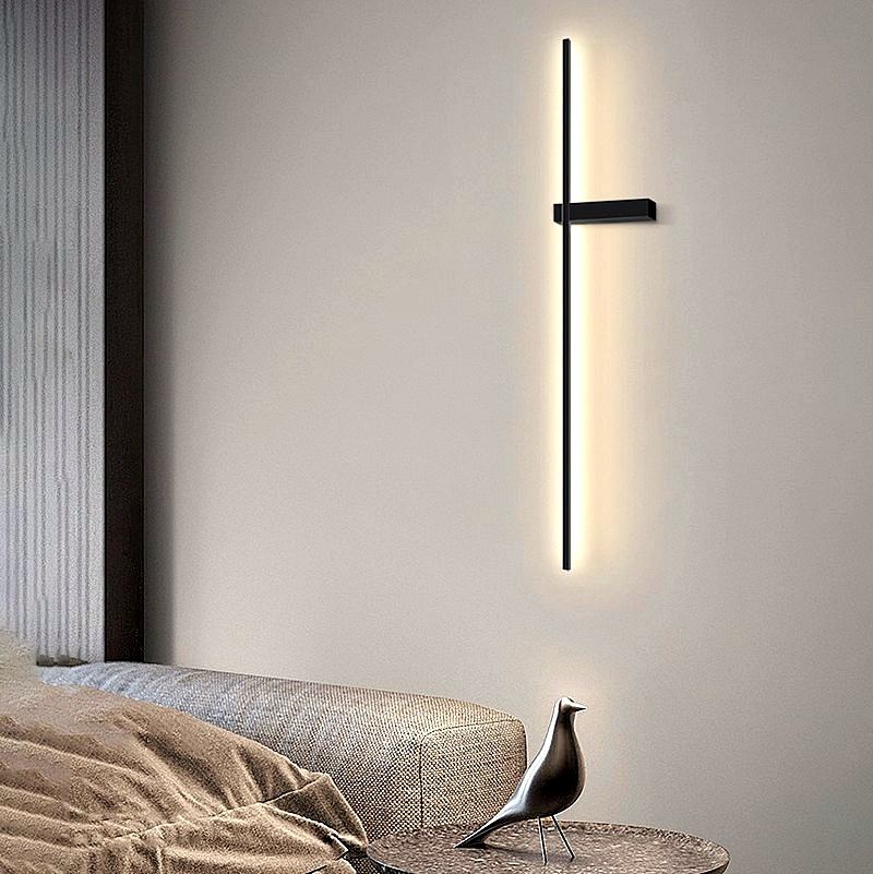 Antizer Long Linear Wall Sconce Outdoor Lighting Right Side