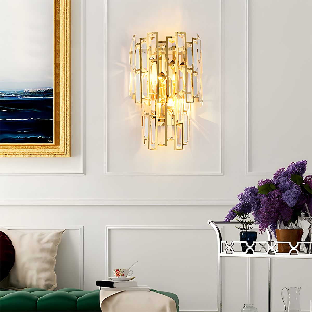 Antizer Lucienne Crystal Chandelier for Living Room