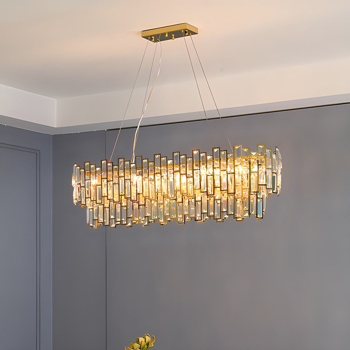 Antizer Lucienne Crystal Chandelier for Living Room