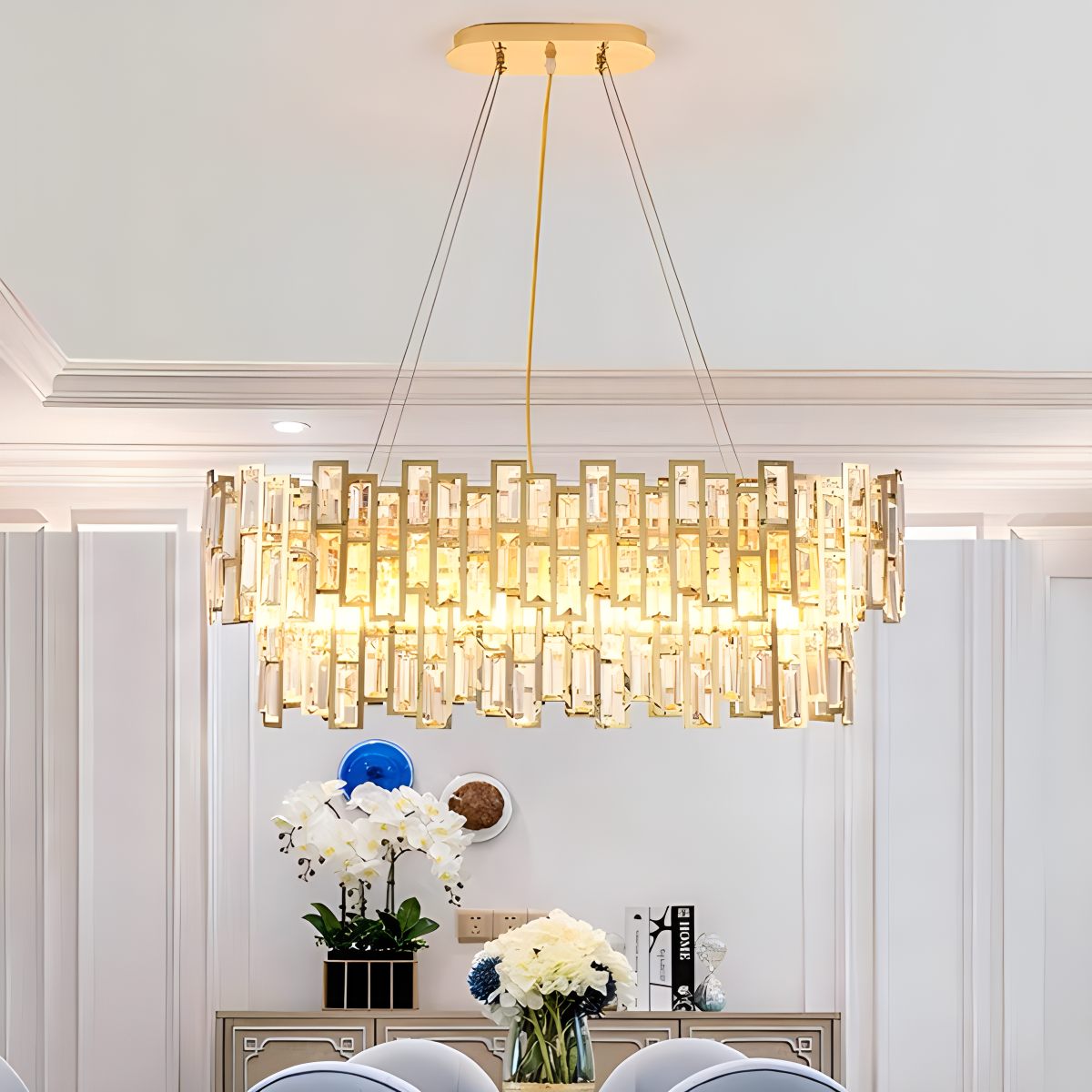 Antizer Lucienne Crystal Chandelier for Living Room