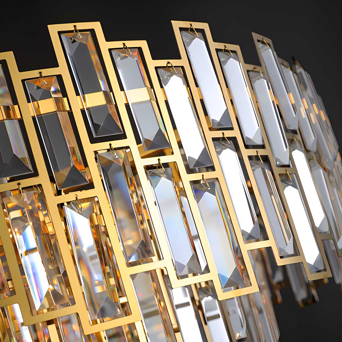 Antizer Lucienne Crystal Chandelier for Living Room