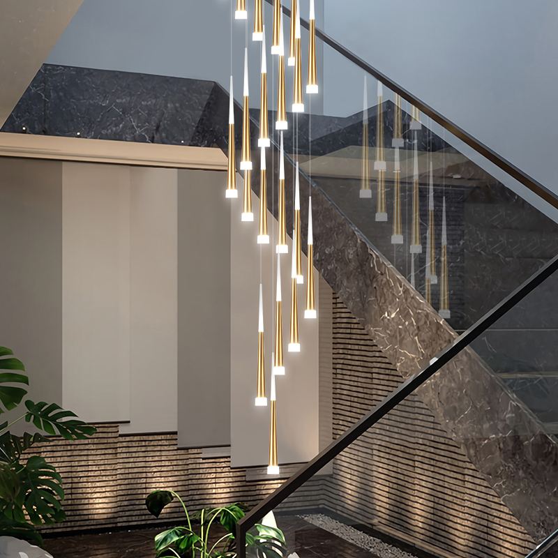 Antizer Meteor Shower Chandelier for Staircase