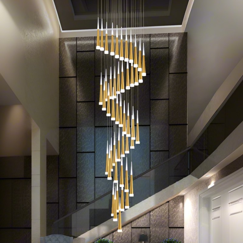 Antizer Meteor Shower Chandelier for Staircase