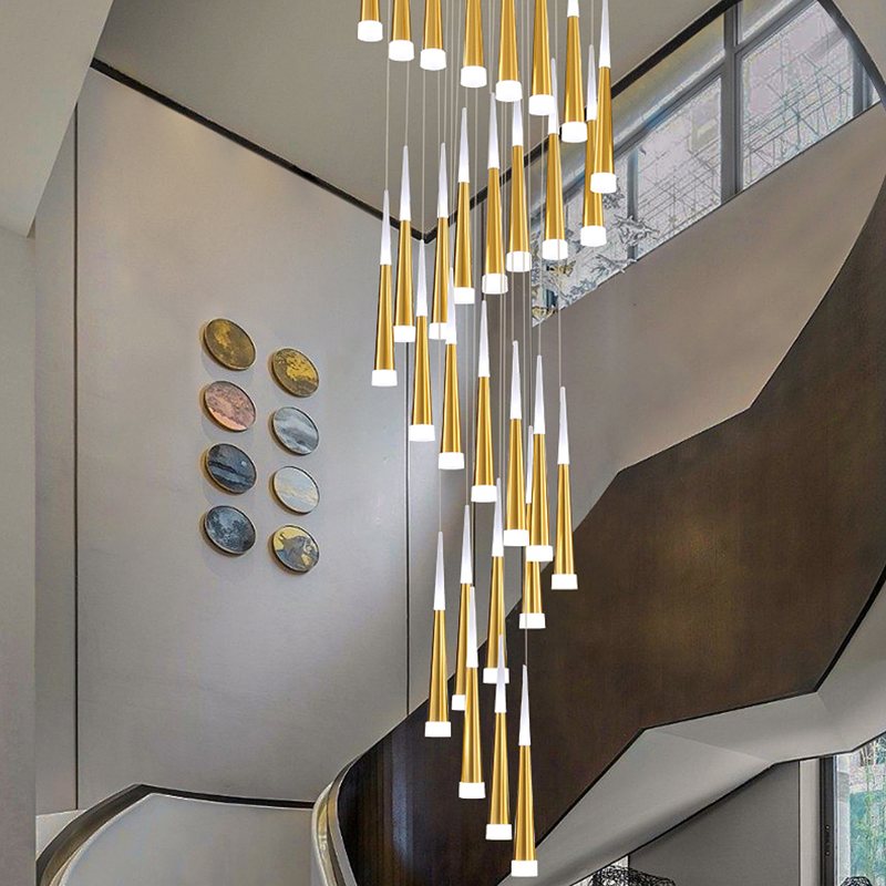 Antizer Meteor Shower Chandelier for Staircase