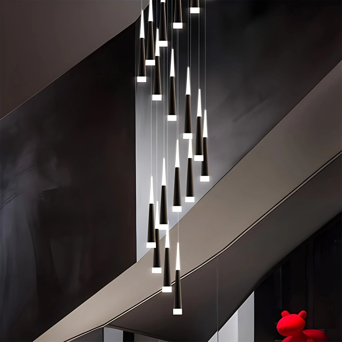 Antizer Meteor Shower Chandelier for Staircase
