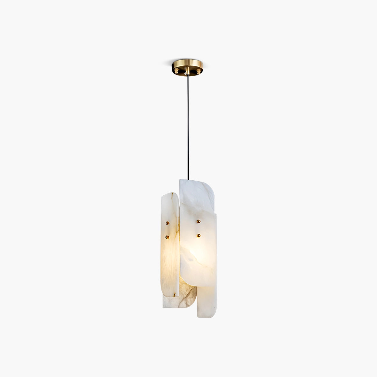Antizer Minimalist Art Splicing Spanish Alabaster Pendant Light