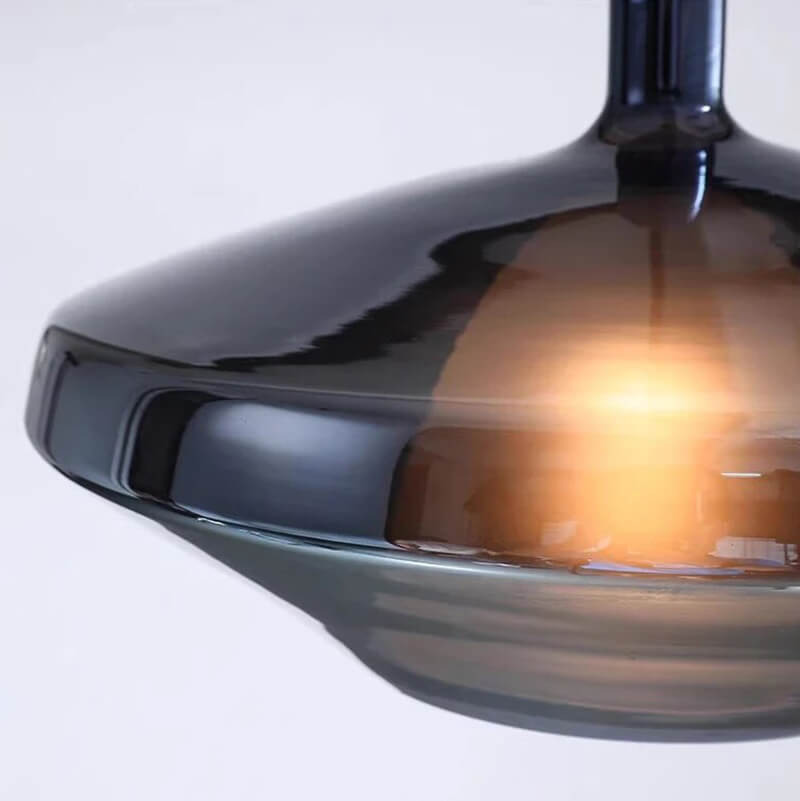 Antizer Modern Minimalist LED Glass Pendant Light for Kitchen
