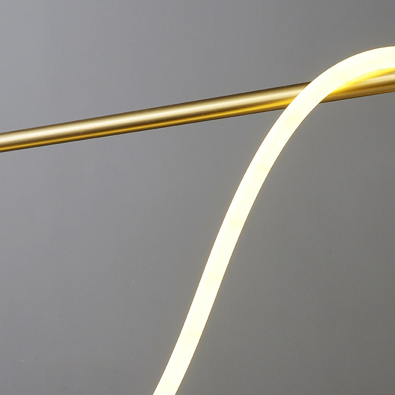 Antizer Modern Long Hose Led Pendant Light for Dining Room