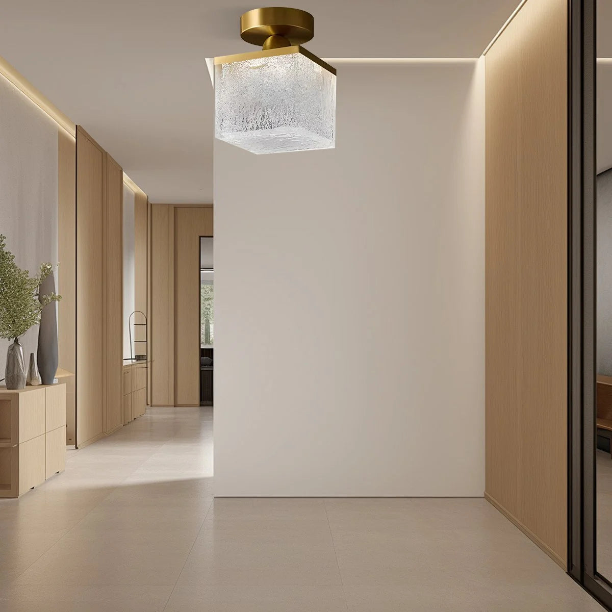 Antizer Modern Cup Crystal Ceiling Lamp