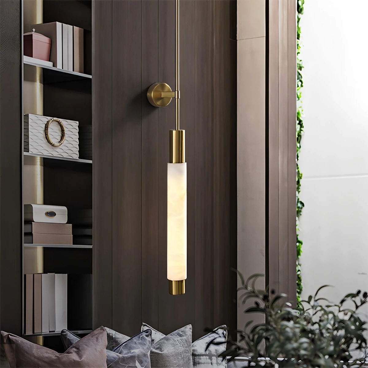 Antizer Modern Spanish Alabaster Long Strip Wall Lamp