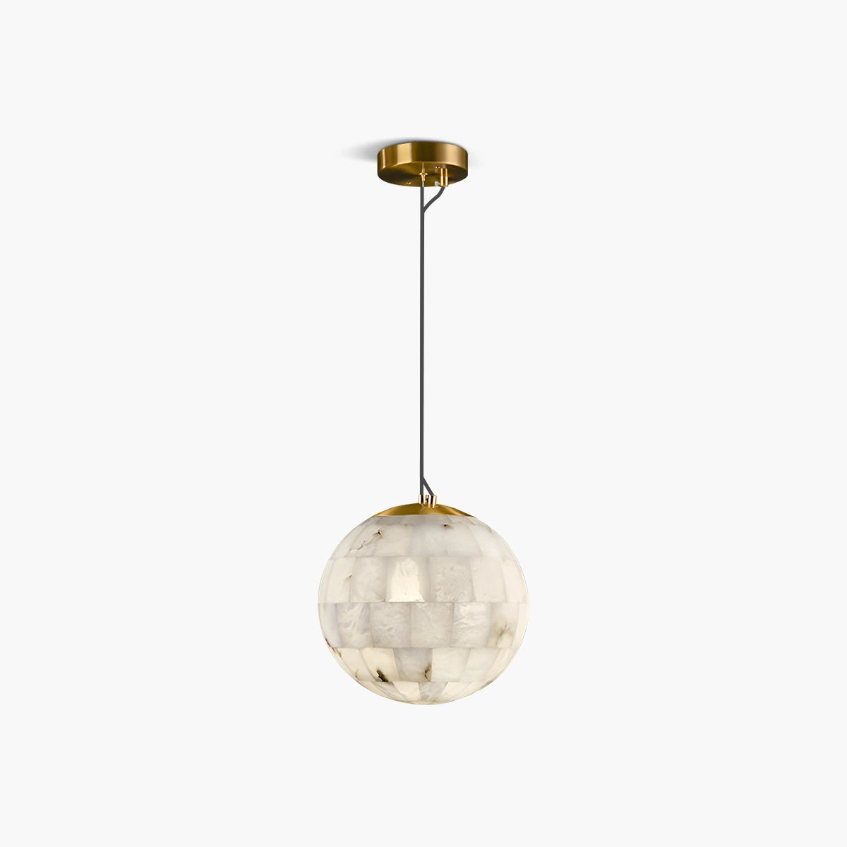 Antizer Modern Creative Spliced Ball Spanish Alabaster Pendant Light