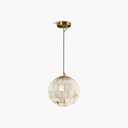 Antizer Modern Creative Spliced Ball Spanish Alabaster Pendant Light