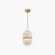Antizer Modern Luxury Oval Spanish Alabaster Pendant Light