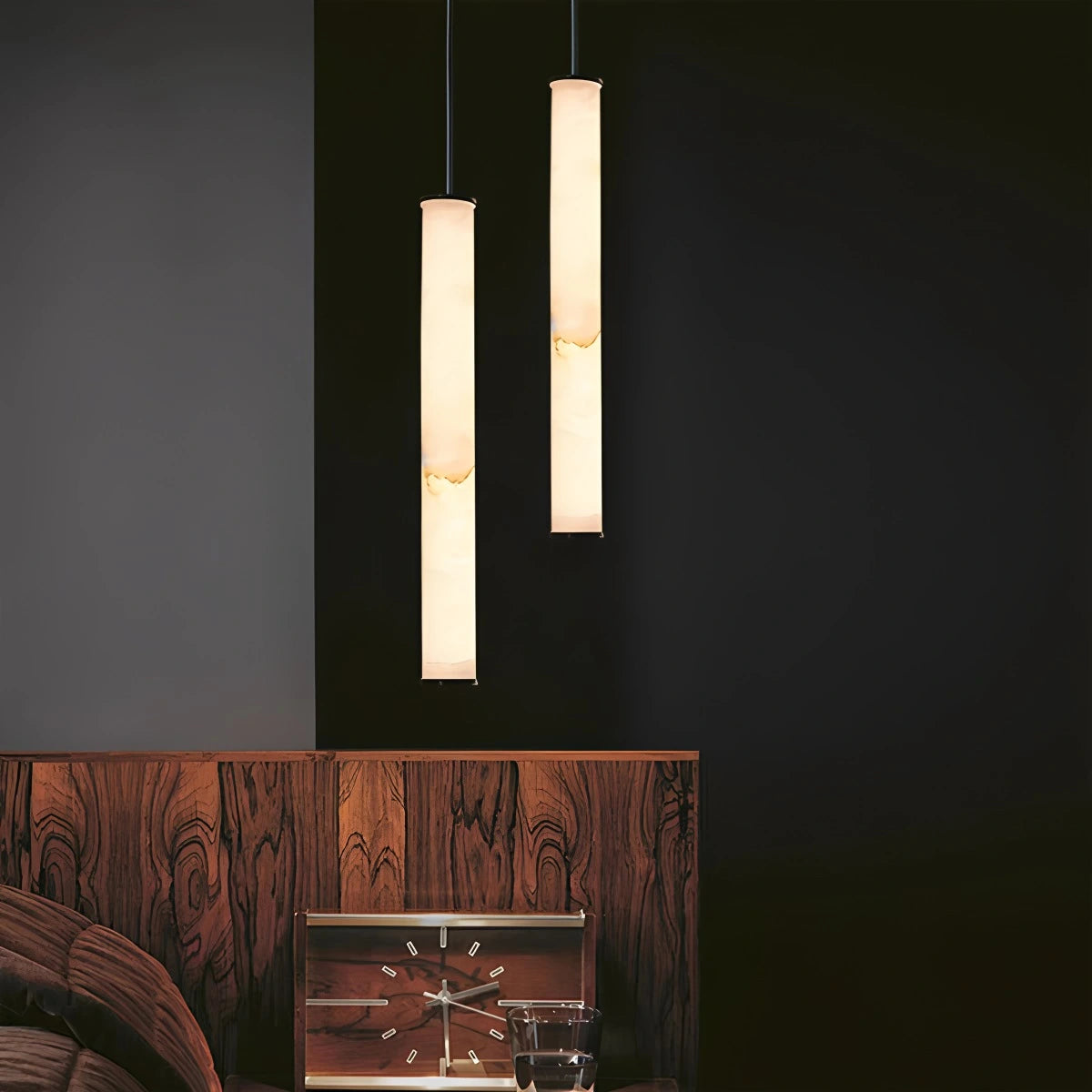 Antizer Modern Minimalist Spanish Alabaster Pendant Light