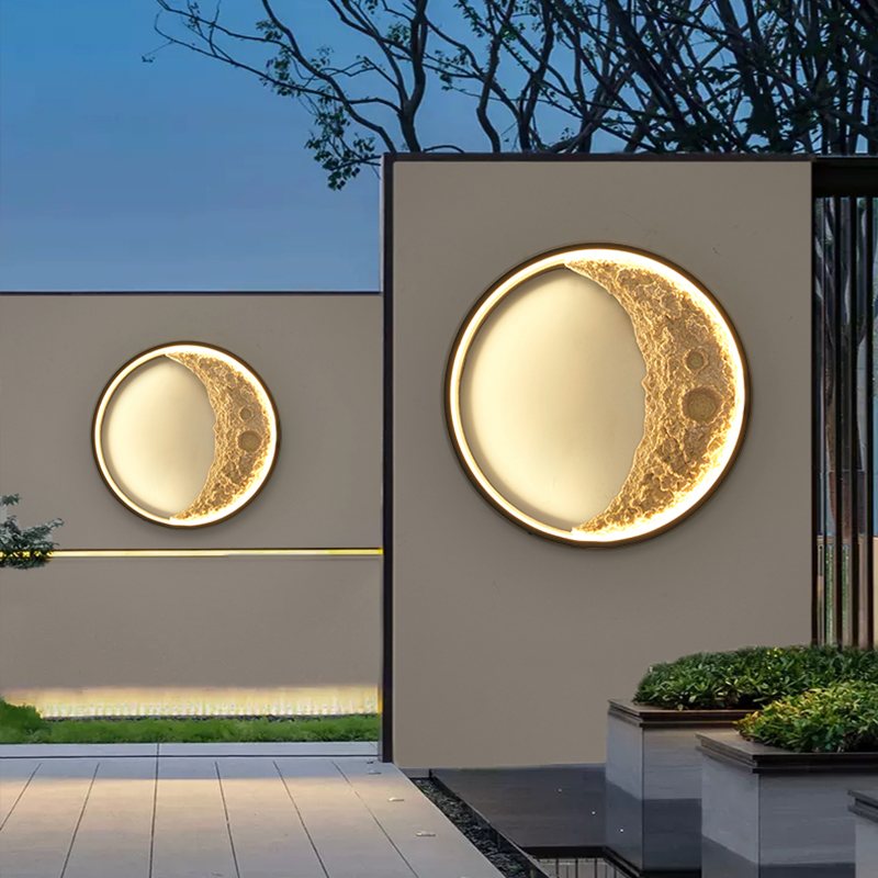 Antizer Crescent Moon Wall Sconce for Hallway