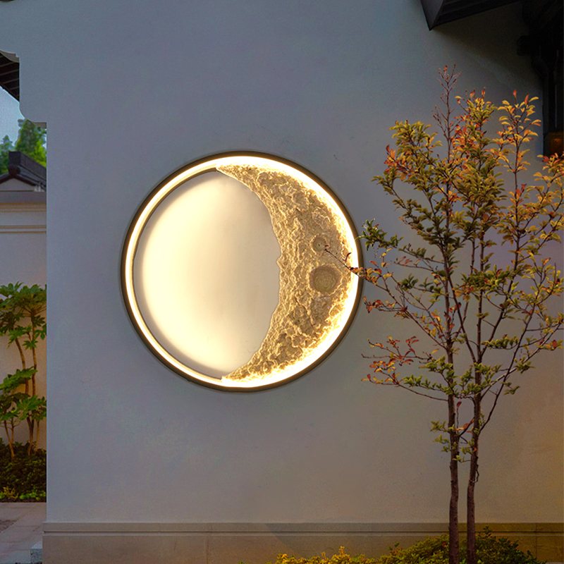 Antizer Crescent Moon Wall Sconce for Hallway