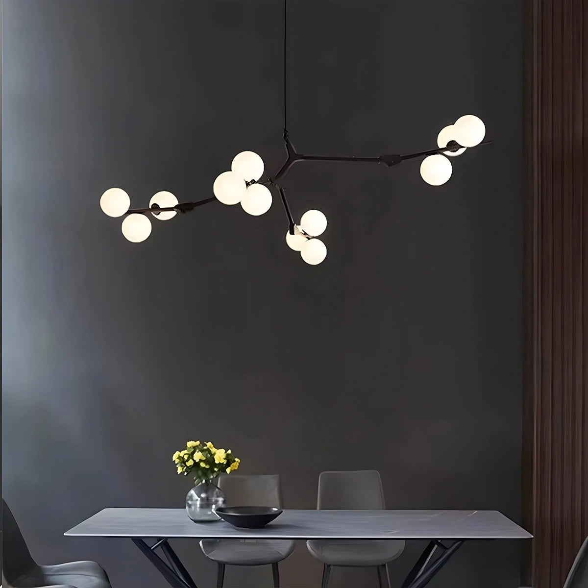 Antizer Nordic Magic Bean Chandelier for Dining Area