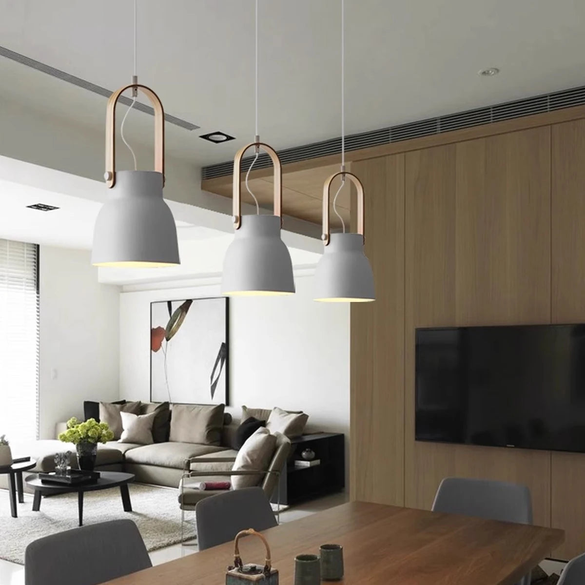 Antizer Nordic Macaron Pendant Light for Dining Room Kitchen