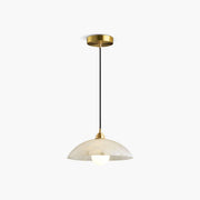 Antizer Dome Spanish Alabaster Pendant Light for Dining Room