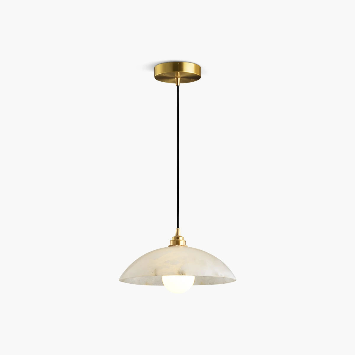 Antizer Dome Spanish Alabaster Pendant Light for Dining Room