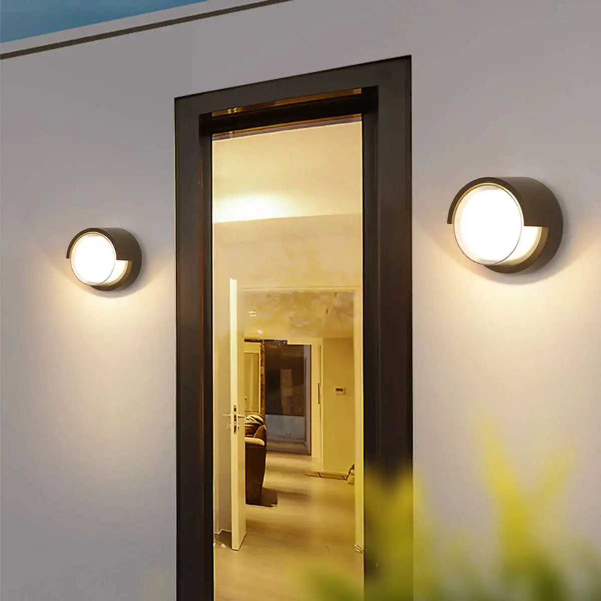 Antizer Double-Layer PC Protective Outdoor Wall Light