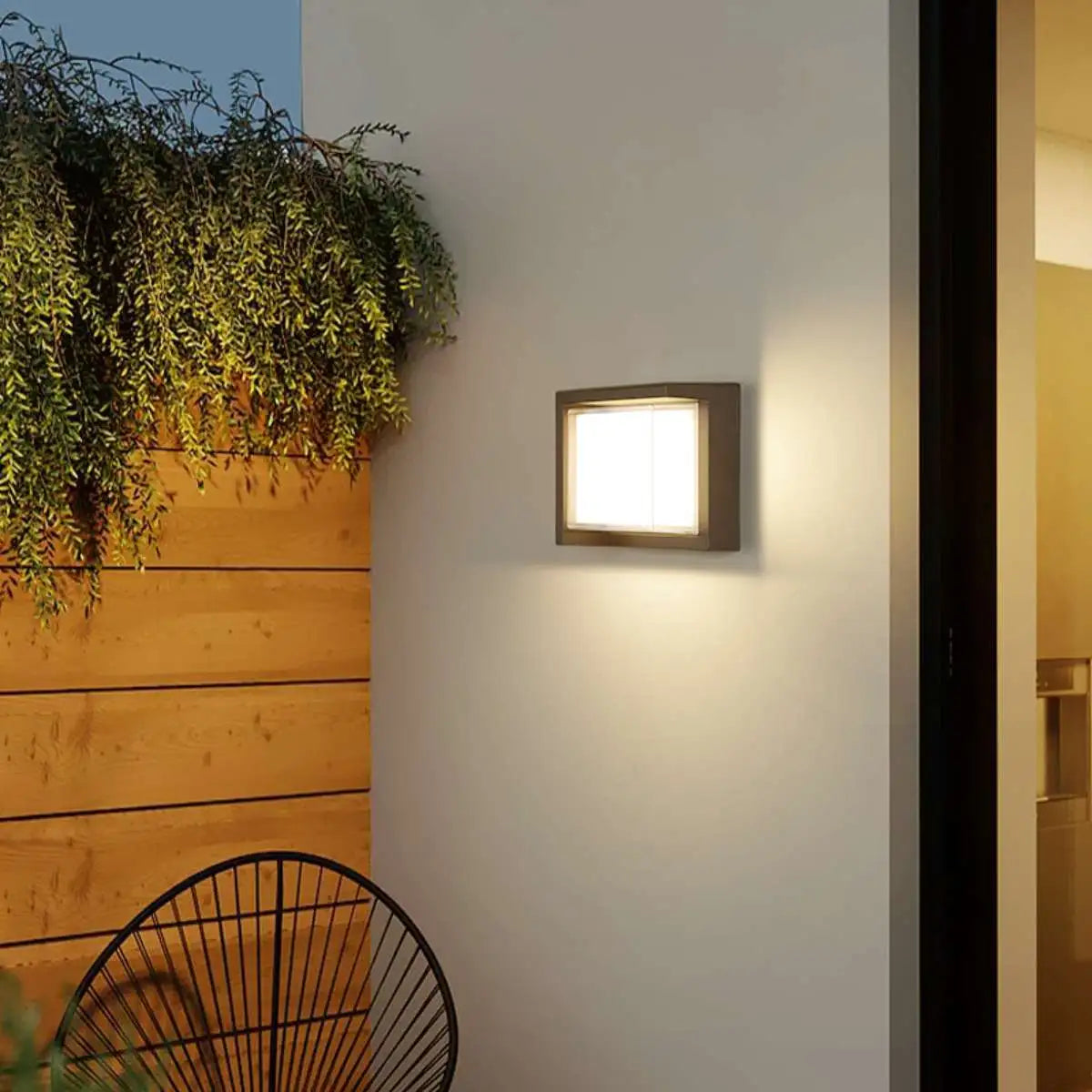 Antizer Double-Layer PC Protective Outdoor Wall Light