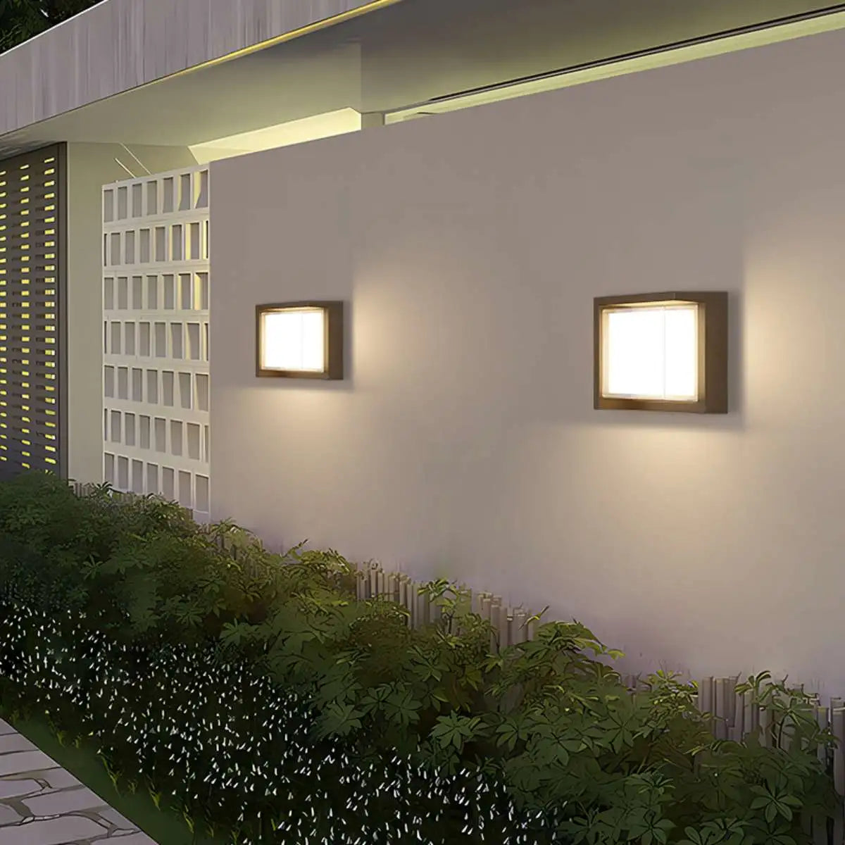 Antizer Double-Layer PC Protective Outdoor Wall Light