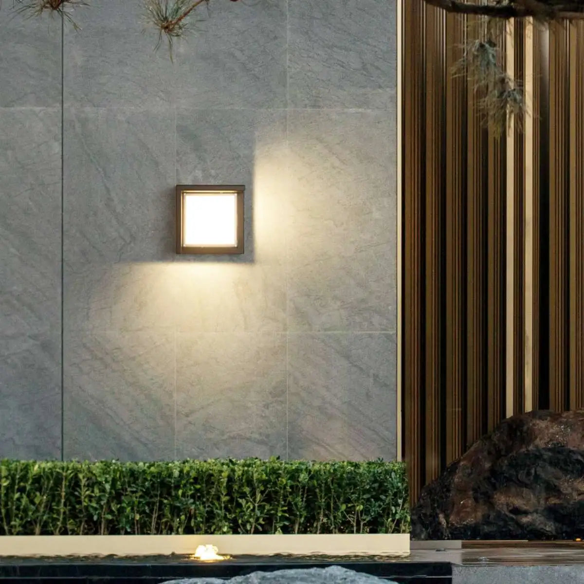 Antizer Double-Layer PC Protective Outdoor Wall Light