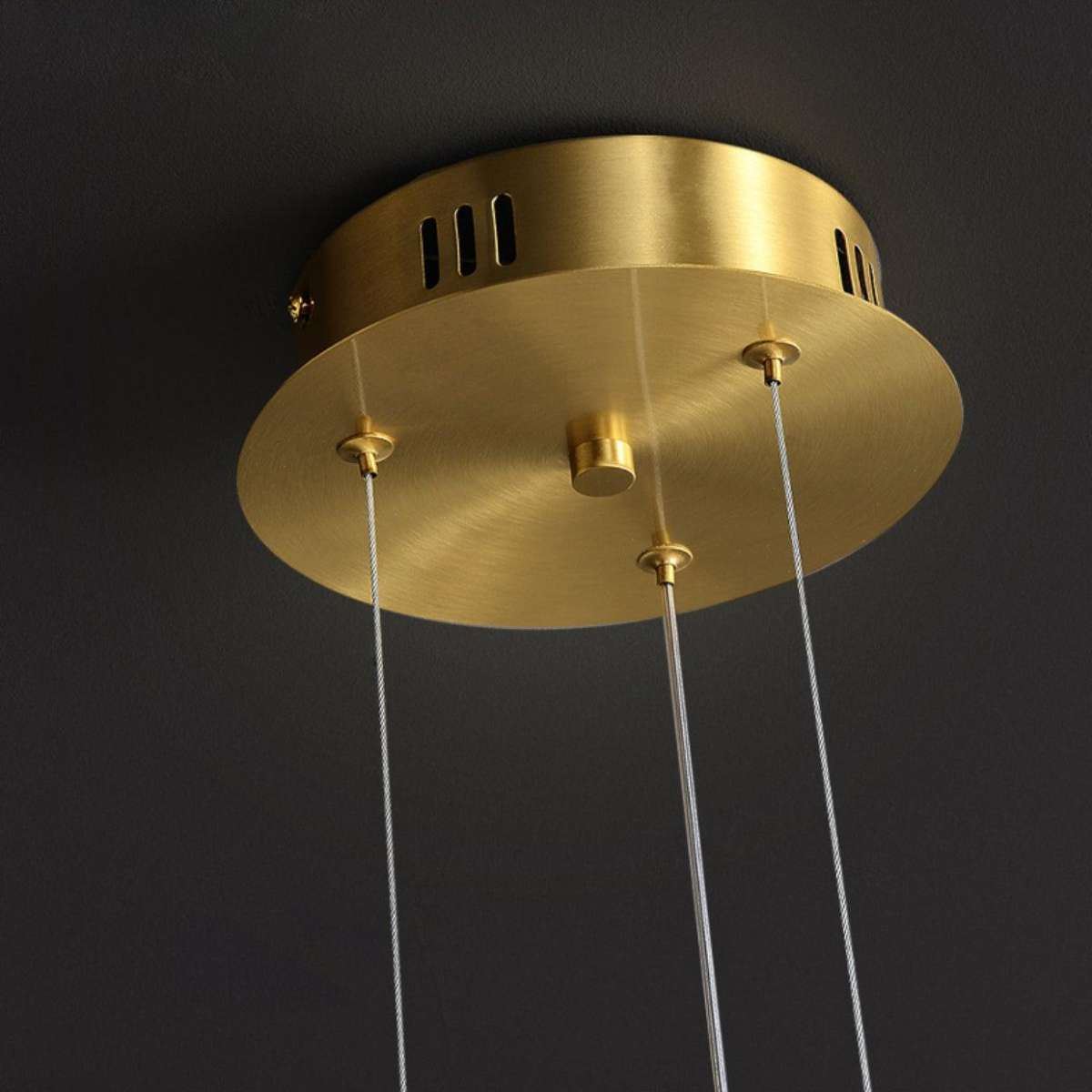 Antizer Modern Ring Pearl Chandelier for Living Room