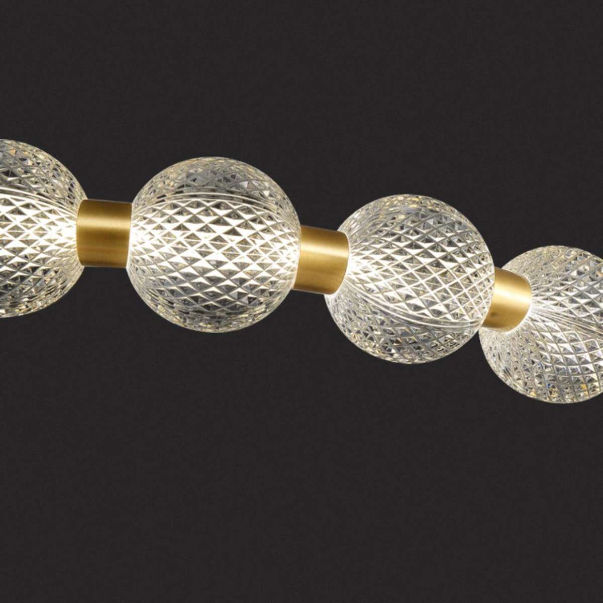 Antizer Modern Ring Pearl Chandelier for Living Room