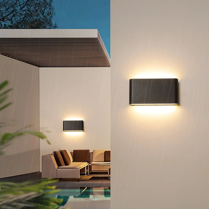 Antizer Rectangular Outdoor Waterproof Wall Light