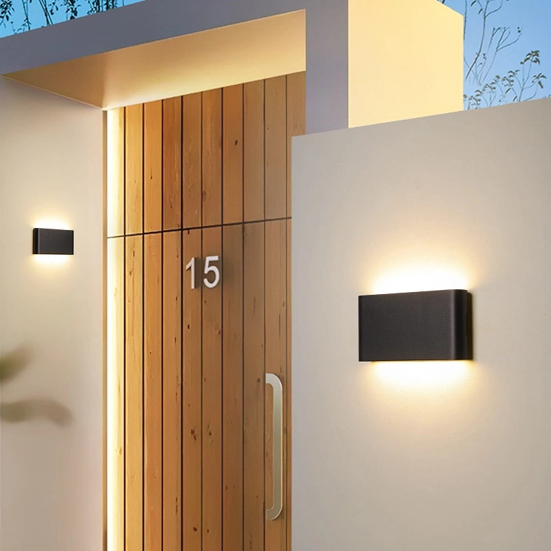 Antizer Rectangular Outdoor Waterproof Wall Light